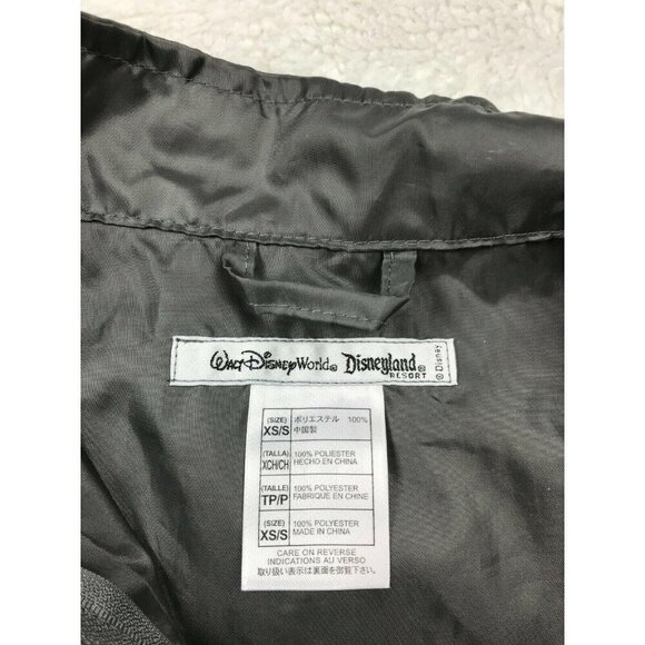 Disney Parks Windbreaker Jacket Size XS/S 1/2 Zip Vented Packable Gray - Picture 6 of 12